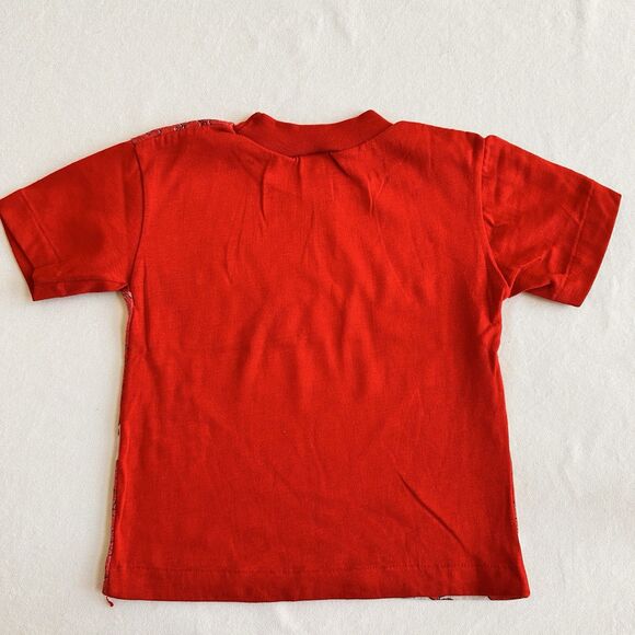 Vintage Superman Rob Roy Boys T Shirt Puzzle Graphic Red DC Comics USA Kids - Picture 8 of 8